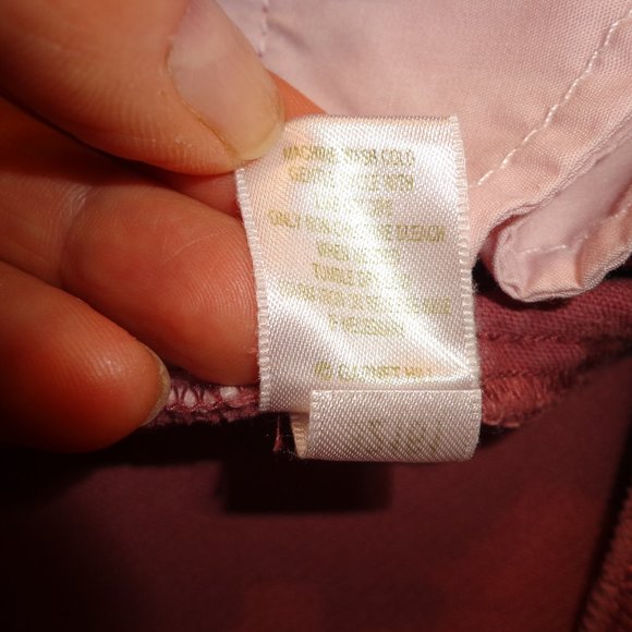 Garnet Hill Slim 5-Pocket Cord Size 2 Rose Zip/Button Closure - Picture 12 of 13